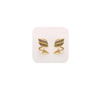 Boucles d'oreilles pendantes en forme de flèche pour cartilage - Boucles d'oreilles à clip - Boucles d'oreilles hélix - Boucles d'oreilles en forme de feuille - Boucles d'oreilles non percées pour