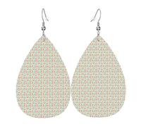 Boucles d'oreilles pendantes en forme de larme avec imprimé lapin magicien pour femme, pour la Saint-Valentin, les festivals, les voyages