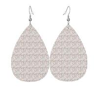 Boucles d'oreilles pendantes en forme de larme avec motif carlin mignon pour femme, pour la Saint-Valentin, les festivals, les voyages