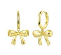 Boucles d'oreilles pendantes en forme de nœud, clous minimalistes pour une tenue professionnelle et de soirée