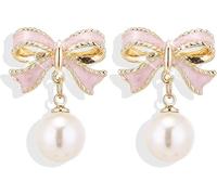 Boucles d'oreilles pendantes en forme de nœud doré pour femme, longues chaînes à pompons, boucles d'oreilles tendance, petits nœuds, boucles d'oreilles pendantes en ruban, boucles d'oreilles pendantes