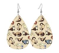Boucles d'oreilles pendantes en forme de petit panda pour femme, boucles d'oreilles artistiques contemporaines pour les fêtes et les réseaux sociaux