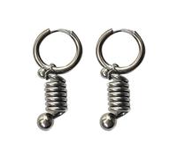 Boucles d'oreilles pendantes en spirale - Forme géométrique - Bijoux rares - Boucles d'oreilles accrocheuses à la mode