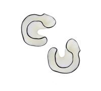 Boucles d'oreilles pendantes géométriques florales combinées à la main en acrylique poli à la main pour des tenues quotidiennes