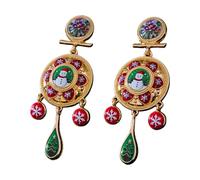 Boucles d'oreilles pendantes historiques Revivals combinant charme auditif et symboles ethniques style palais rétro boucles d'oreilles Peace Bird, One Size, Comme décrit, Comme décrit.