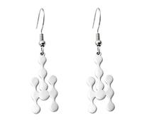 Boucles d'oreilles pendantes moléculaires, chimie structure moléculaire | Accessoire souvenir scientifique tendance, cadeau idéal pour les femmes, les enseignants, les étudiants et les amateurs de