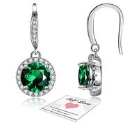 Boucles d'oreilles pendantes pour femme - Boucles d'oreilles pendantes en argent sterling 925 - Boucles d'oreilles pendantes pour femme - Oxyde de zirconium