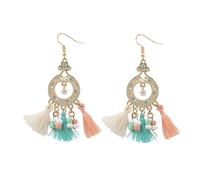 Boucles d'oreilles pendantes pour femme - Boucles d'oreilles pendantes en forme de chouette multicolore pour filles, taille unique, Zinc, Pas de gemme