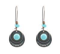 Boucles d'oreilles pendantes pour femme, boucles d'oreilles pendantes rondes vintage avec crochet - Bijoux au design VeryNice