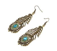 Boucles d'oreilles pendantes pour femme - Portables - Style vintage, Alliage, Pierre secondaire