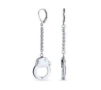 Boucles D'Oreilles Pendantes Pour Femmes, En Acier Inoxydable Argenté, L'Effigie Du Couple.