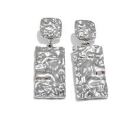 Boucles D'oreilles Pendantes Rectangulaires En Forme De Marteau, Idéales Pour Prévenir Les Allergies, Bijoux Quotidiens, Cadeau