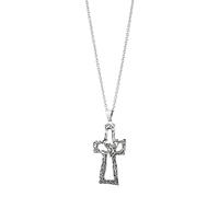 Boucles d'oreilles pendantes religieuses élégantes en alliage texturé en forme de cœur pour femme, taille unique, Comme décrit, Comme décrit.