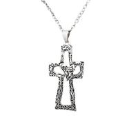 Boucles d'oreilles pendantes religieuses élégantes en alliage texturé en forme de cœur pour femme, taille unique, Comme décrit, Comme décrit.