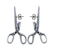 Boucles d'oreilles pendantes rétro en forme de ciseaux - Accessoire tendance pour les amateurs de mode