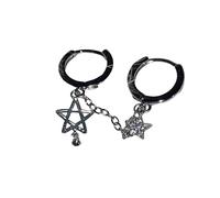 Boucles d'oreilles pendantes scintillantes en forme d'étoile pour femme - Tendance - Pour un usage quotidien - En alliage