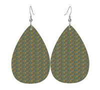 Boucles d'oreilles pendantes tendance avec motif hippie en forme de larme, bijoux pour femme, Saint-Valentin, festival, voyage