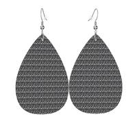 Boucles d'oreilles pendantes tendance en forme de larme avec imprimé tête de mort pour femme, Saint-Valentin, festival, voyage