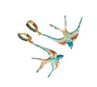 Boucles d'oreilles pendantes uniques en forme d'hirondelle délicate pour une utilisation durable