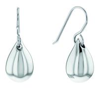 Boucles d'oreilles pendentif Calvin Klein argent collection Sculptural - femme