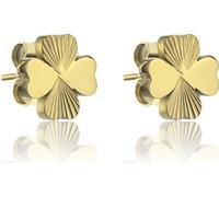 Boucles d'oreilles plaquées or Trèfle à quatre feuilles Macie EWE24012G