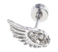 Boucles d'oreilles pour cartilage en forme d'aile symbolisant les rêves - Matériaux en alliage - Confortables à porter au quotidien, One Size, Comme décrit, Comme décrit.