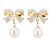Boucles d'oreilles pour enfants à visser et boucles d'oreilles tendance tendance coréenne New Internet Boucles d'oreilles Plumes Argent 925 (blanc, taille unique)