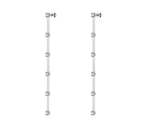 Boucles d'oreilles pour femme Brosway en acier argenté avec zircones BIG25