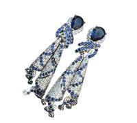 Boucles d'oreilles pour femme en forme de ruban coloré - Texture unique en alliage - Convient pour une utilisation à long terme - Tendance, taille unique, Comme décrit, Comme décrit.