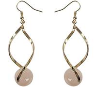 Boucles d'oreilles pour Femmes, Boucles d'oreilles à Goujon Simplicité élégante Boucles d'oreilles Courbe géométrique rétro Oreille Percée Clip d'oreille Crochet Pendentif Dames