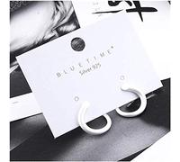 Boucles d'oreilles pour Femmes, Boucles d'oreilles à Tige en Argent Sterling S925, Boucles d'oreilles pour Couple muet, Boucles d'oreilles en métal pour l'europe Les États-Unis,