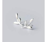 Boucles d'oreilles pour femmes, boucles d'oreilles mori s925 feuilles littéraires de boucles d'oreilles de fan art coréen hommes et femmes