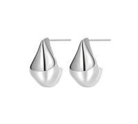 Boucles d'Oreilles pour Femmes d'oreilles créoles en or épais pour femmes cerceaux ouverts légers creux plaquées or bijoux de mode filles (B, One Size)