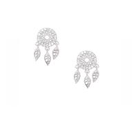 Boucles d'oreilles pour femmes en argent sterling 925, pendentifs à pampilles en forme de plume, attrape-rêves fantastiques, bijoux de mariage, cadeaux
