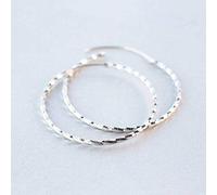 Boucles d'oreilles pour femmes, S925 grand cerceau femelle femelle coréenne grande boucles d'oreilles cerceaux nobles.