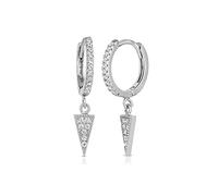 Boucles d'oreilles pour femmes triangle zircon Diamond Diamond Piercing Boucle d'oreilles Pendientes bijoux