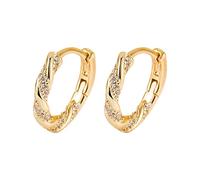 Boucles d'oreilles pour fille - Version coréenne - Automne et hiver - Zircon - Boucles d'oreilles, taille unique, Plastique, Pas de pierre précieuse