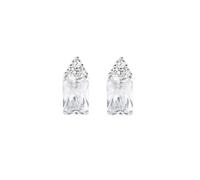 Boucles D'Oreilles PRINCESS ZIRCONS BLANCS Amen Femme
