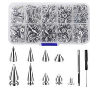 Boucles d'oreilles Punk - Boucles d'oreilles pour vêtements | Décoration artisanale faite à la main | Décoration artisanale faite à la main pour vestes, chaussures, ceintures, sacs, colliers de chien