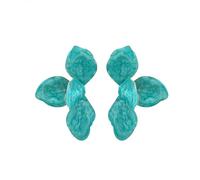 Boucles d'oreilles raffinées Bijoux Tête de fleur Boucles d'oreilles Pendentif unique Alliage Texture Pin pour les amateurs de mode Accessoires d'écouteurs élégants, taille unique, comme décrit