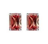 Boucles d'oreilles rectangulaires en argent sterling 925 avec effet changeant de couleur, lumière du soleil rose à marron fauve, bijoux unisexes rectangulaires