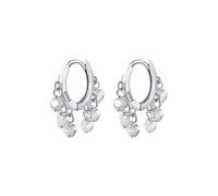 Boucles d'oreilles réelles pour femmes zircon cercle rond des boucles d'oreilles bijoux