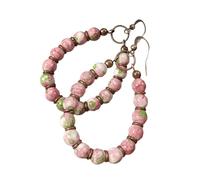 Boucles d'oreilles rétro Bohême en pierre naturelle Pendentif créatif Crochet d'oreille Conçu pour les femmes Apprécier l'élégance Boucles d'oreilles tendance Jeunesse, taille unique, comme décrit
