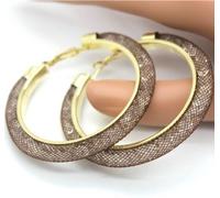 Boucles d'oreilles Retro-Brown KP3308