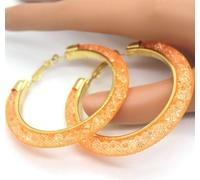 Boucles d'oreilles rétro-orange KP3310