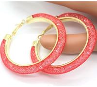 Boucles d'oreilles Retro-Slabo rose KP3311