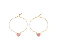 Boucles d'oreilles rhodochrosite