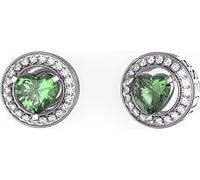 Boucles d'oreilles romantiques en acier avec zircones verts M` ama Non M` ama JUBE04669JWRHEMT/U