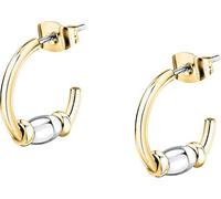 Boucles d'oreilles rondes bicolores discrètes Colori SAXQ11
