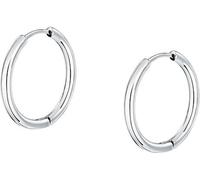 Boucles d'oreilles rondes en acier Ø 2 cm Créole SAUP22
